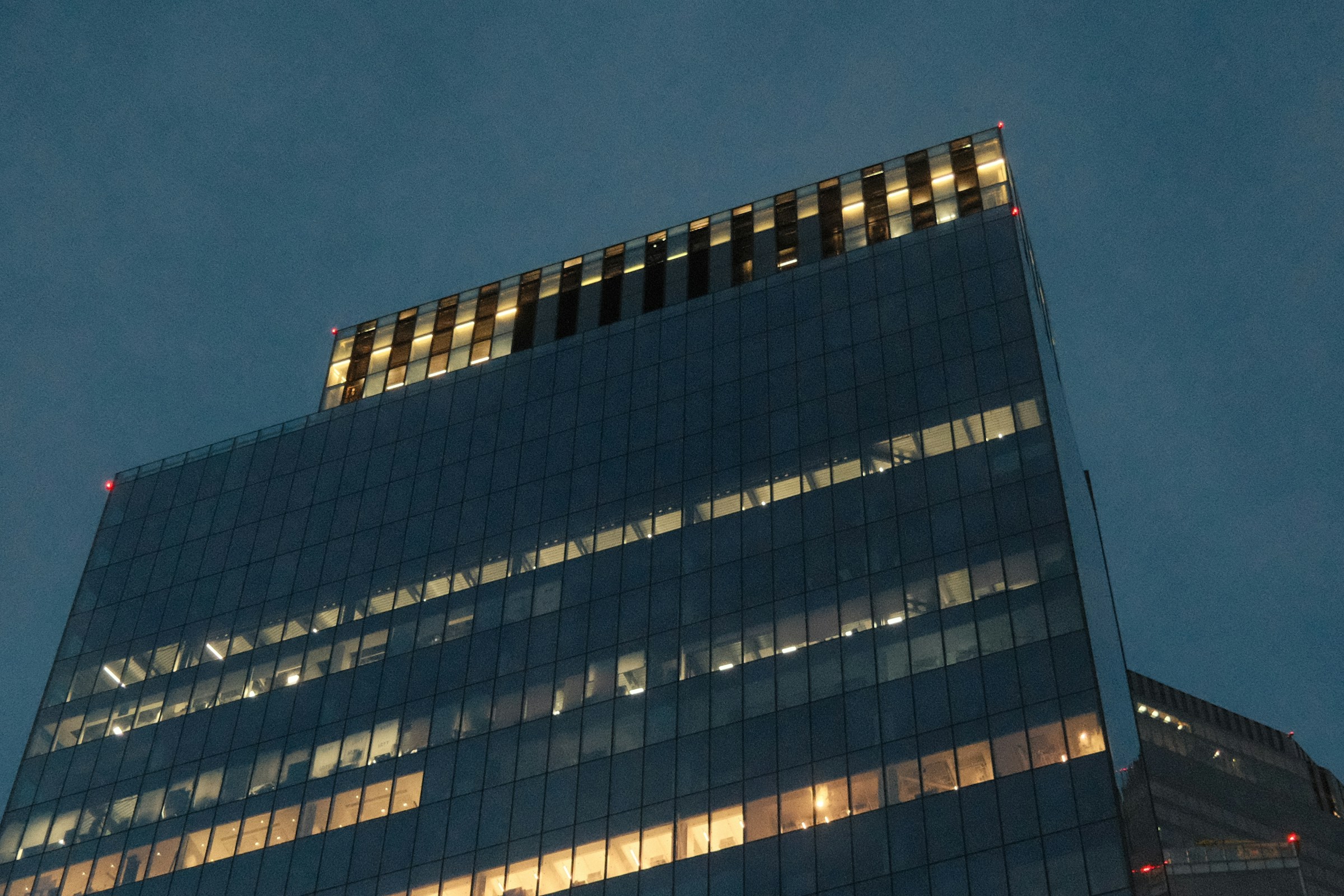 Modern commercial building exterior